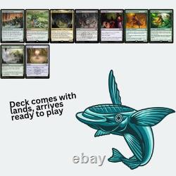 The Necrobloom Custom Commander Deck Ready-to-play Landfall EDH MTG