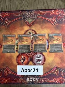 The One Ring Borderless foil Magic the Gathering Universes Beyond LOTR X4