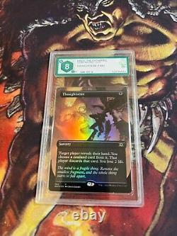 Thoughtseize Foil Double Masters Graded 8 Magic The Gathering Mtg