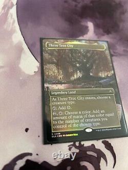Three Tree City Borderless (NM Foil) BLB-0339 Rare MTG Autumn FOIL