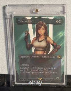 Tifa Lockhart Borderless Surge Foil MagicThe Gathering Final Fantasy VII