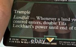 Tifa Lockhart Borderless Surge Foil MagicThe Gathering Final Fantasy VII