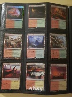 Trade binder of Magic cards, MTG commander collection, rares, foils, mythics