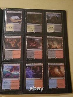 Trade binder of Magic cards, MTG commander collection, rares, foils, mythics