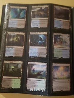 Trade binder of Magic cards, MTG commander collection, rares, foils, mythics