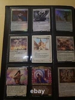 Trade binder of Magic cards, MTG commander collection, rares, foils, mythics