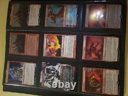 Trade binder of Magic cards, MTG commander collection, rares, foils, mythics