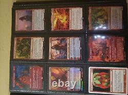 Trade binder of Magic cards, MTG commander collection, rares, foils, mythics