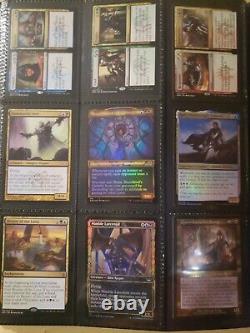 Trade binder of Magic cards, MTG commander collection, rares, foils, mythics