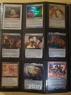 Trade binder of Magic cards, MTG commander collection, rares, foils, mythics