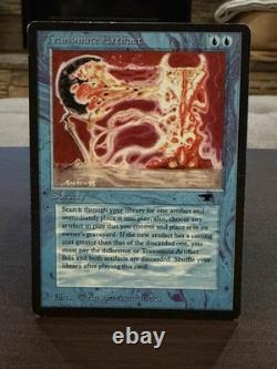 Transmute Artifact MTG Magic The Gathering Antiquities Looks Great Crease Back