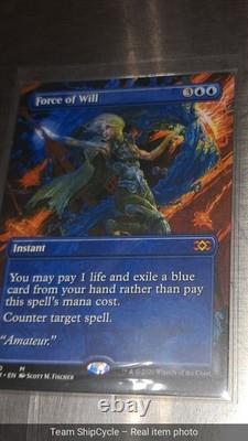 U64992 Force of Will Borderless NonFoil Double Masters 2XM G2U