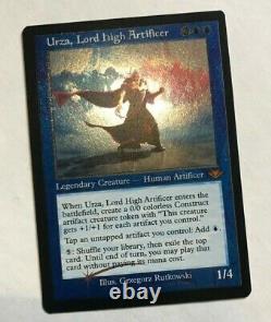 Urza, Lord High Artificer(Retro Foil) + Urzas Saga from MH2 set. NM Condition