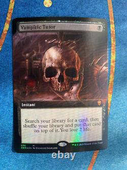 Vampiric Tutor Extended Foil Commander Legends MTG