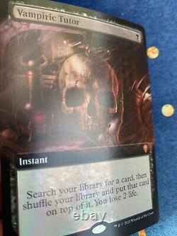 Vampiric Tutor Extended Foil Commander Legends MTG