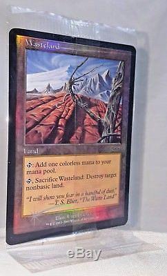 Wasteland FOIL (Factory Sealed) Player Rewards DCI Promo Edition MTG Magic Pimp