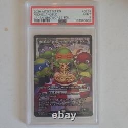 Wizards of the Coast PSA 9 Michelangelo, Weirdness to 11 MTG TMNT #0288