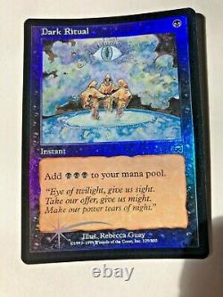 WotC Magic Gathering MERCADIAN MASQUES mint unplayed DARK RITUAL (129/350) FOIL