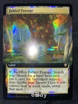 X1 FOIL Fabled Passage Full Art Throne Of Eldraine, See Scans, Mtg, Rare