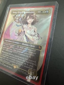 Yuna, Grand Summoner Borderless Surge Foil Final Fantasy #216 English MTG