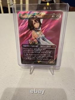 Yuna, Hope of Spira (Borderless) (Surge Foil) Final Fantasy Foil