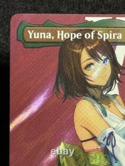 Yuna, Hope of Spira Borderless Surge Foil Magic the Gathering Final Fantasy
