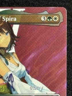 Yuna, Hope of Spira Borderless Surge Foil Magic the Gathering Final Fantasy