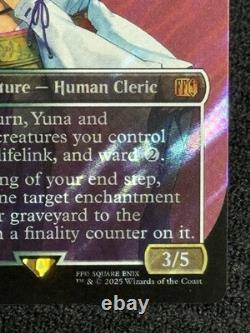 Yuna, Hope of Spira Borderless Surge Foil Magic the Gathering Final Fantasy